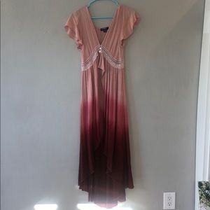 Gorgeous Pink Maxi Duster